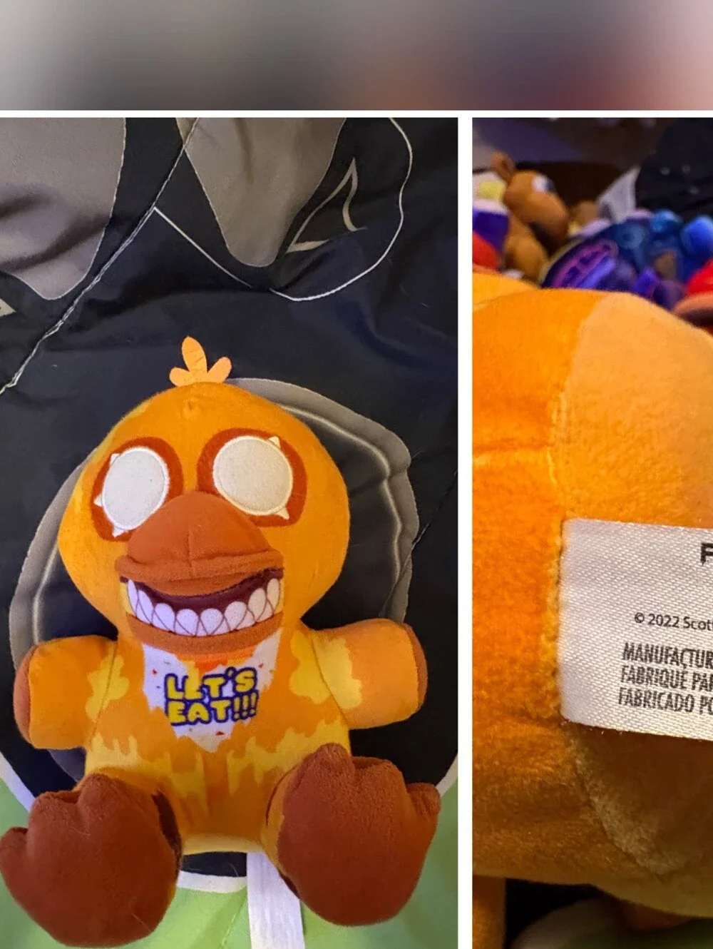Funko Orange and Yellow FNAF Plush Set Of 4 - Chica, Bonnie And 2 Foxys